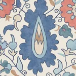 Schumacher ANATOLIA - BLUE & RED Wallpaper | Buy Online Schumacher ANATOLIA wallpaper