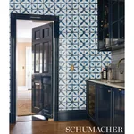 ANDROMEDA - BLUE Schumacher Wallpaper | Wallpaper Twins ANDROMEDA BLUE Schumacher Wallpaper wallpaper - SKU 5010570