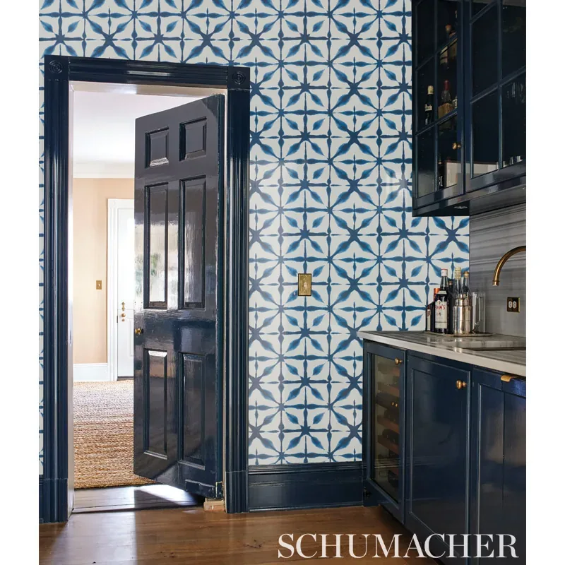 ANDROMEDA - SMOKE Schumacher Wallpaper | Wallpaper Twins ANDROMEDA SMOKE Schumacher Wallpaper wallpaper - SKU 5010571
