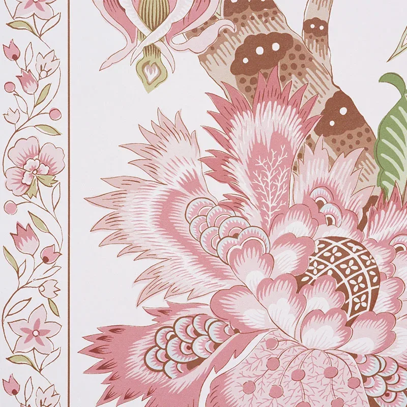 ANJOU STRIPE - BLUSH Schumacher Wallpaper | Wallpaper Twins ANJOU STRIPE BLUSH Schumacher Wallpaper wallpaper - SKU 5010171