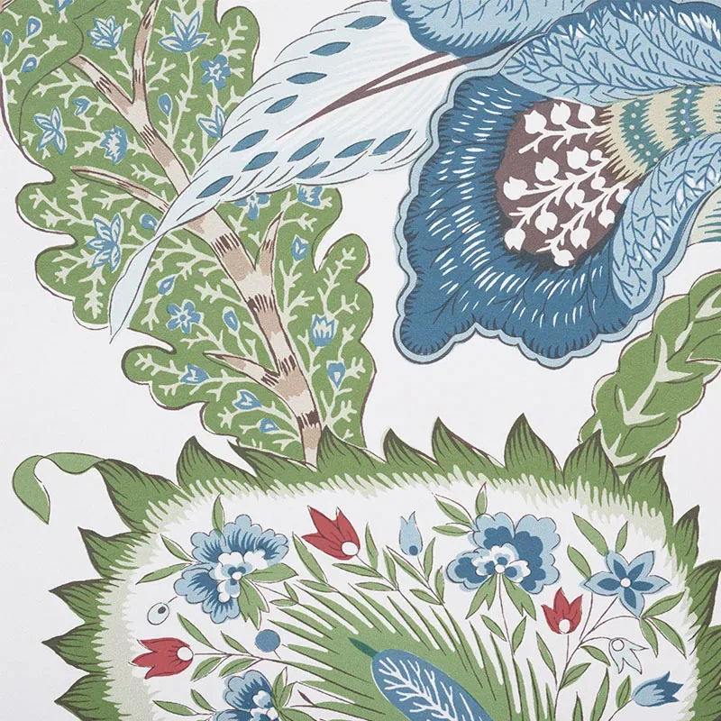 ANJOU STRIPE - EMERALD Schumacher Wallpaper | Wallpaper Twin ANJOU STRIPE EMERALD Schumacher Wallpaper wallpaper - SKU 5010170