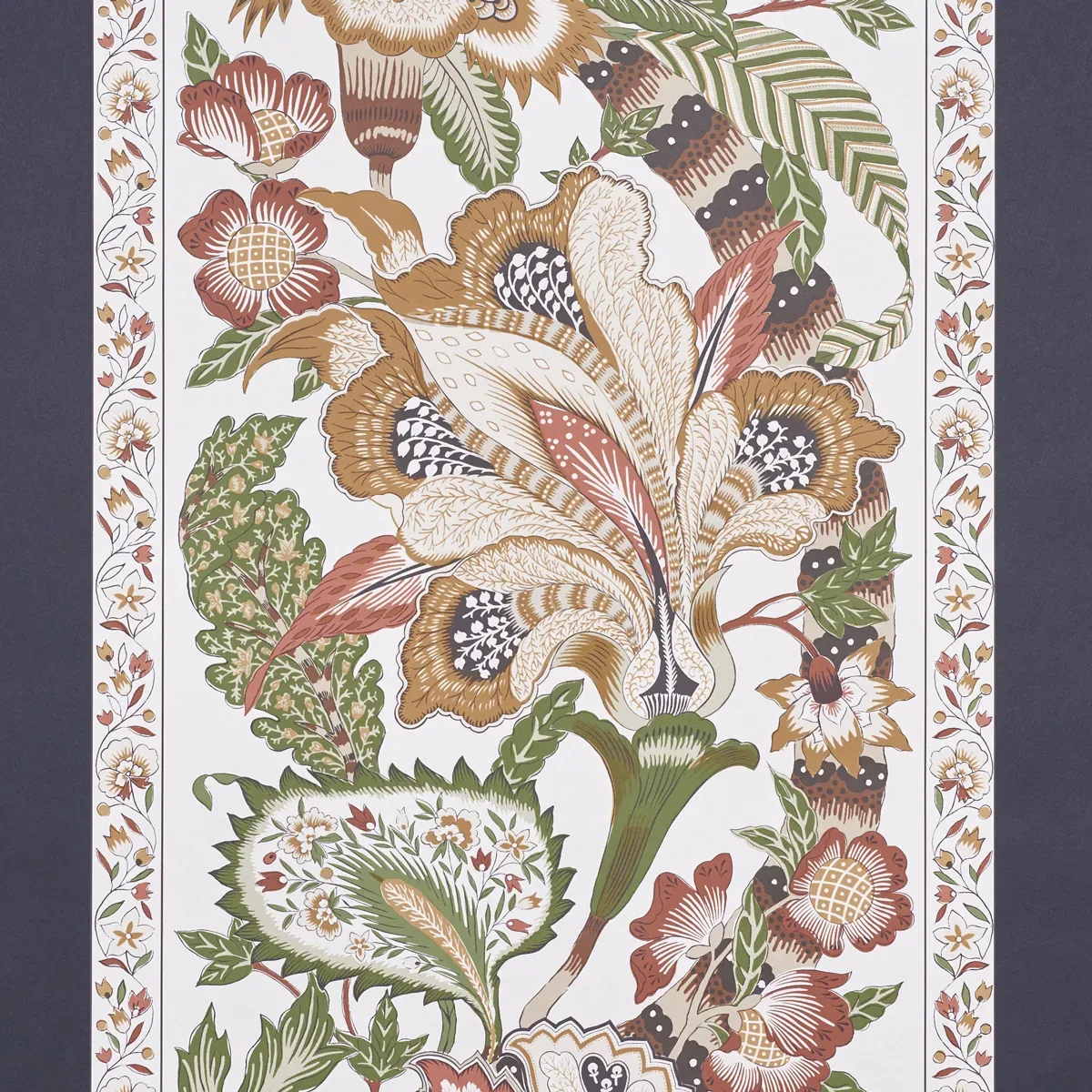 ANJOU STRIPE SAFFRON Schumacher Wallpaper wallpaper - SKU 5010172