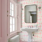 ANJUNA FLORAL BLUSH Schumacher Wallpaper wallpaper - SKU 5014112