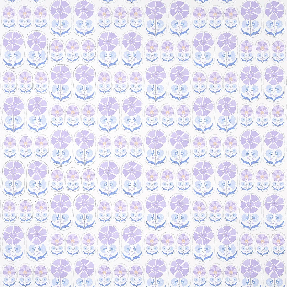 ANJUNA FLORAL LILAC Schumacher Wallpaper wallpaper - SKU 5014111