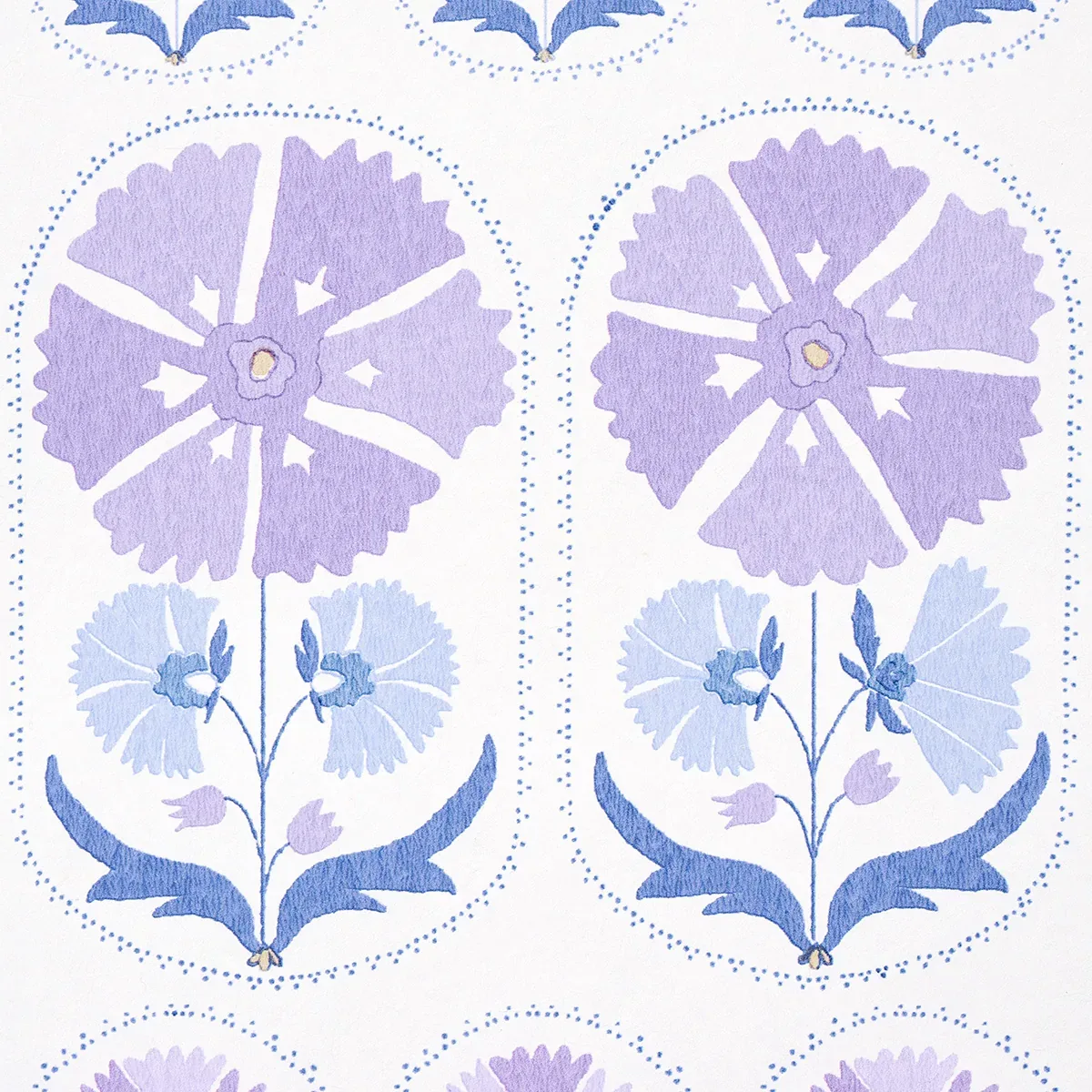 ANJUNA FLORAL LILAC Schumacher Wallpaper wallpaper - SKU 5014111