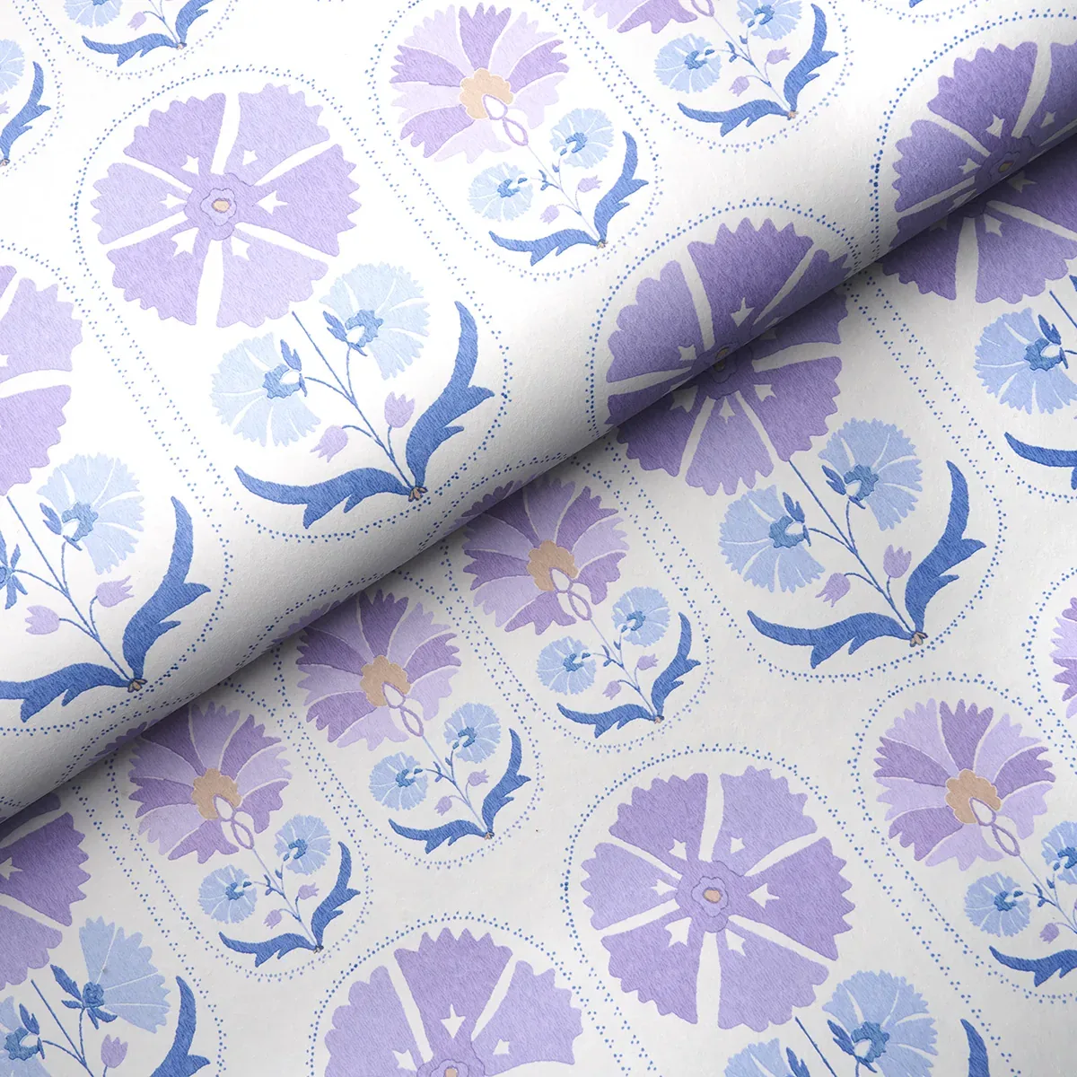 ANJUNA FLORAL LILAC Schumacher Wallpaper wallpaper - SKU 5014111