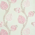 ANNABEL WARP PRINT - ROSE Schumacher Wallpaper | Wallpaper T ANNABEL WARP PRINT ROSE Schumacher Wallpaper wallpaper - SKU 5011770