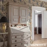 APOLLINE BOTANICAL - CIEL & MARINE Schumacher Wallpaper | Wa APOLLINE BOTANICAL CIEL & MARINE Schumacher Wallpaper wallpaper - SKU 5015501