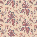 Schumacher APOLLINE BOTANICAL - ROUGE & BLEU Wallpaper | Buy Online Schumacher APOLLINE BOTANICAL wallpaper, color ROUGE & BLEU, SKU 5015500