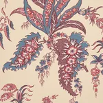 Schumacher APOLLINE BOTANICAL - ROUGE & BLEU Wallpaper | Buy Online Schumacher APOLLINE BOTANICAL wallpaper, color ROUGE & BLEU, SKU 5015500