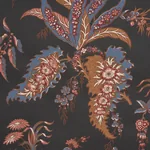 APOLLINE BOTANICAL ROUGE & NOIR Schumacher Wallpaper wallpaper - SKU 5015502