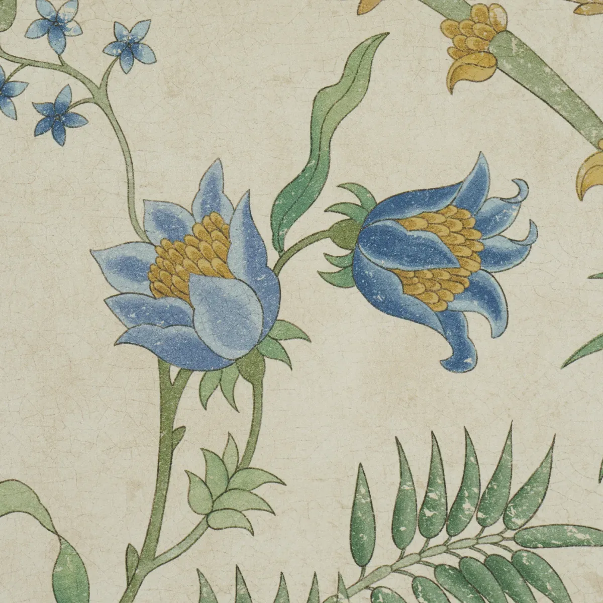 ARASI BOTANICAL PARCHMENT Schumacher Wallpaper wallpaper - SKU 5017171