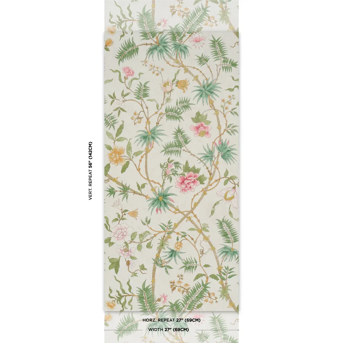 ARASI BOTANICAL PETAL Schumacher Wallpaper wallpaper - SKU 5017172