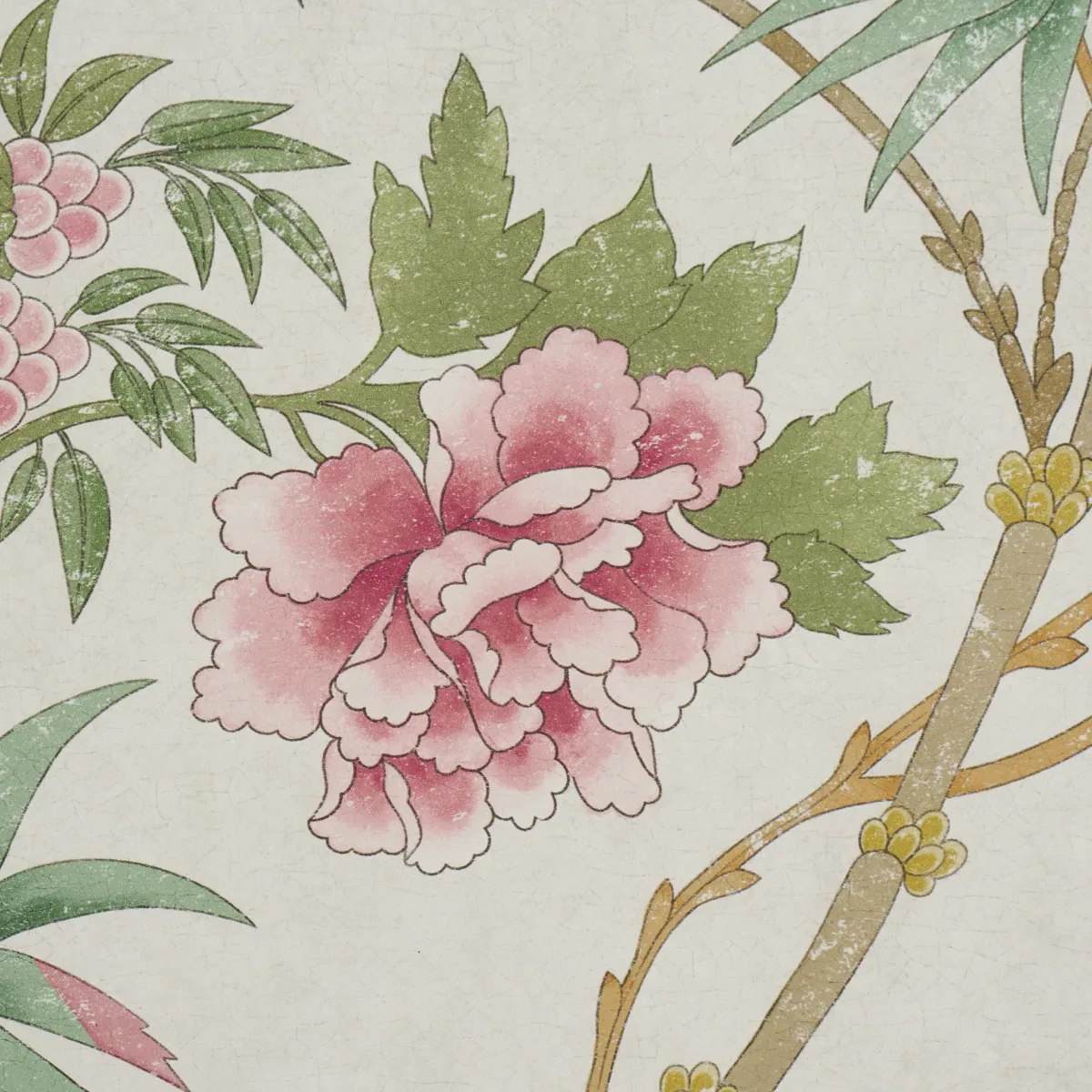 ARASI BOTANICAL - PETAL Schumacher Wallpaper | Wallpaper Twi ARASI BOTANICAL PETAL Schumacher Wallpaper wallpaper - SKU 5017172