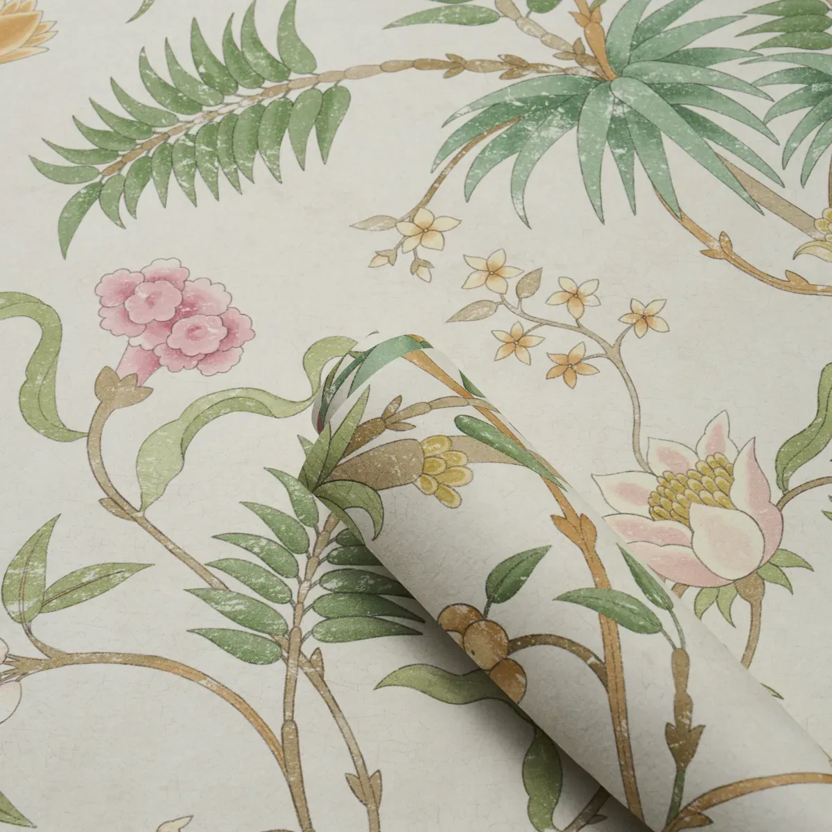 ARASI BOTANICAL - PETAL Schumacher Wallpaper | Wallpaper Twi ARASI BOTANICAL PETAL Schumacher Wallpaper wallpaper - SKU 5017172