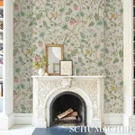 ARASI BOTANICAL - PETAL Schumacher Wallpaper | Wallpaper Twi ARASI BOTANICAL PETAL Schumacher Wallpaper wallpaper - SKU 5017172