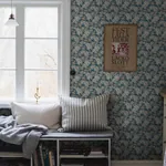 ARATORP BLUE Schumacher Wallpaper wallpaper - SKU 4162