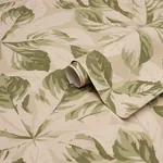 ARBOREAL HANDPRINT - LEAF Schumacher Wallpaper | Wallpaper T ARBOREAL HANDPRINT LEAF Schumacher Wallpaper wallpaper - SKU 5016980