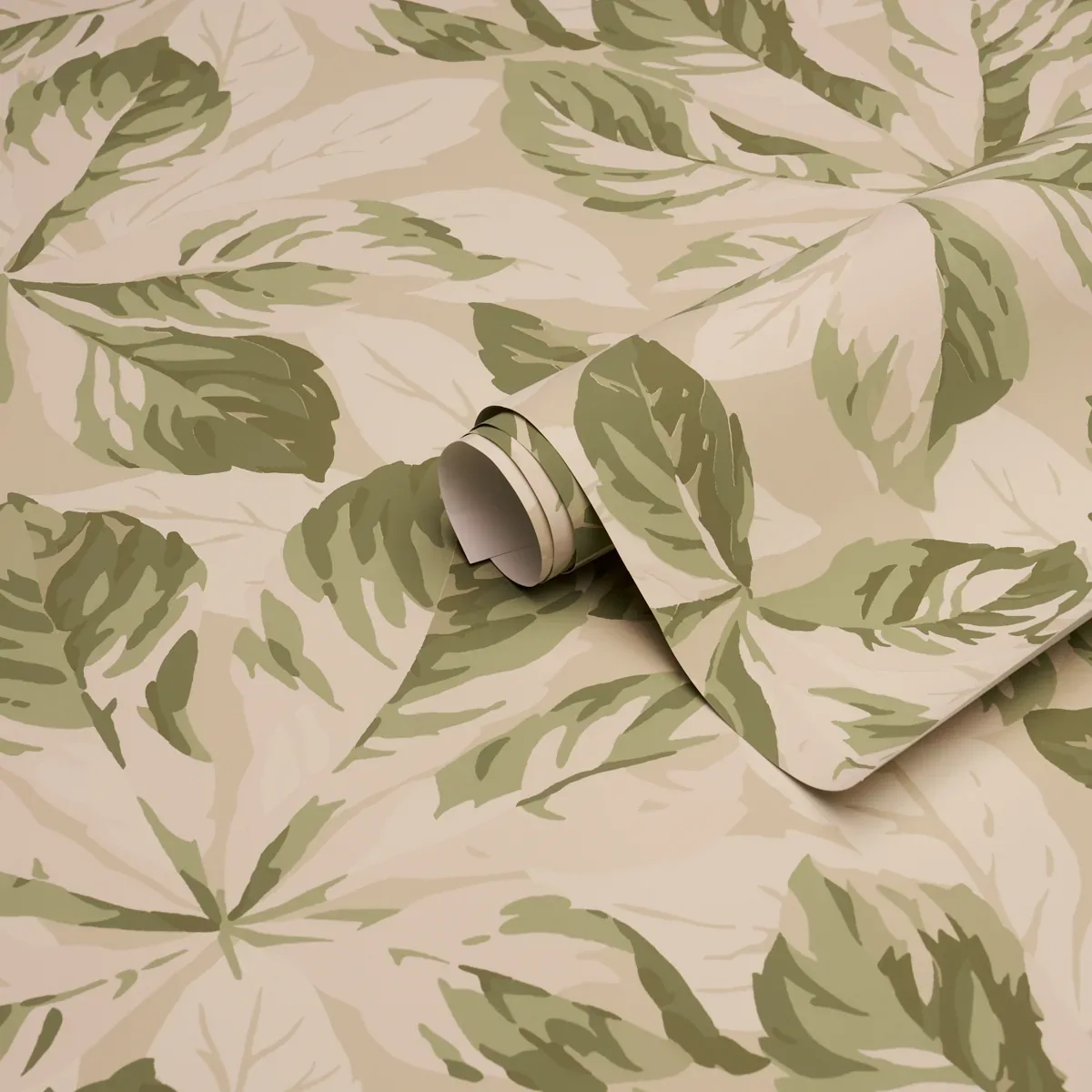 ARBOREAL HANDPRINT - LEAF Schumacher Wallpaper | Wallpaper T ARBOREAL HANDPRINT LEAF Schumacher Wallpaper wallpaper - SKU 5016980