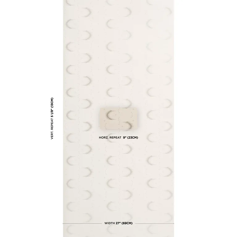 Schumacher ARISTELLE wallpaper, color WARM SILVER, SKU 5016470