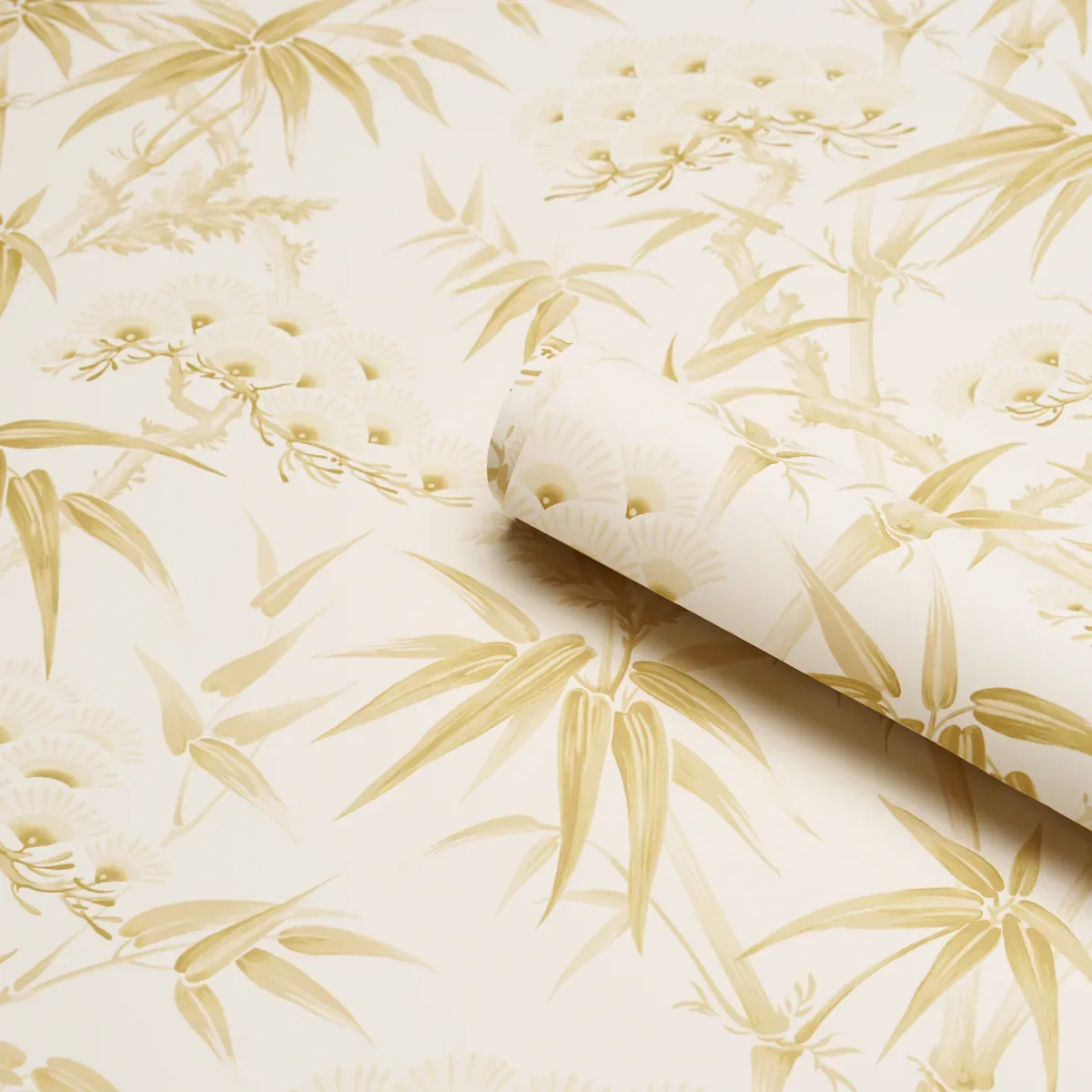 ARITA FLORAL - CITRON Schumacher Wallpaper | Wallpaper Twins ARITA FLORAL CITRON Schumacher Wallpaper wallpaper - SKU 5009143