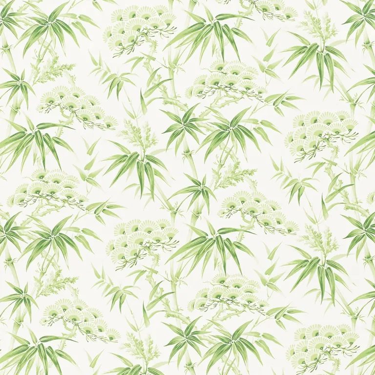 Schumacher ARITA FLORAL wallpaper, color LEAF, SKU 5009141
