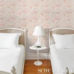 ARITA FLORAL ROSE Schumacher Wallpaper wallpaper - SKU 5009142