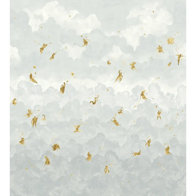 Schumacher ASCENDANCE 3 PANEL SET wallpaper, color AIR, SKU 5016031
