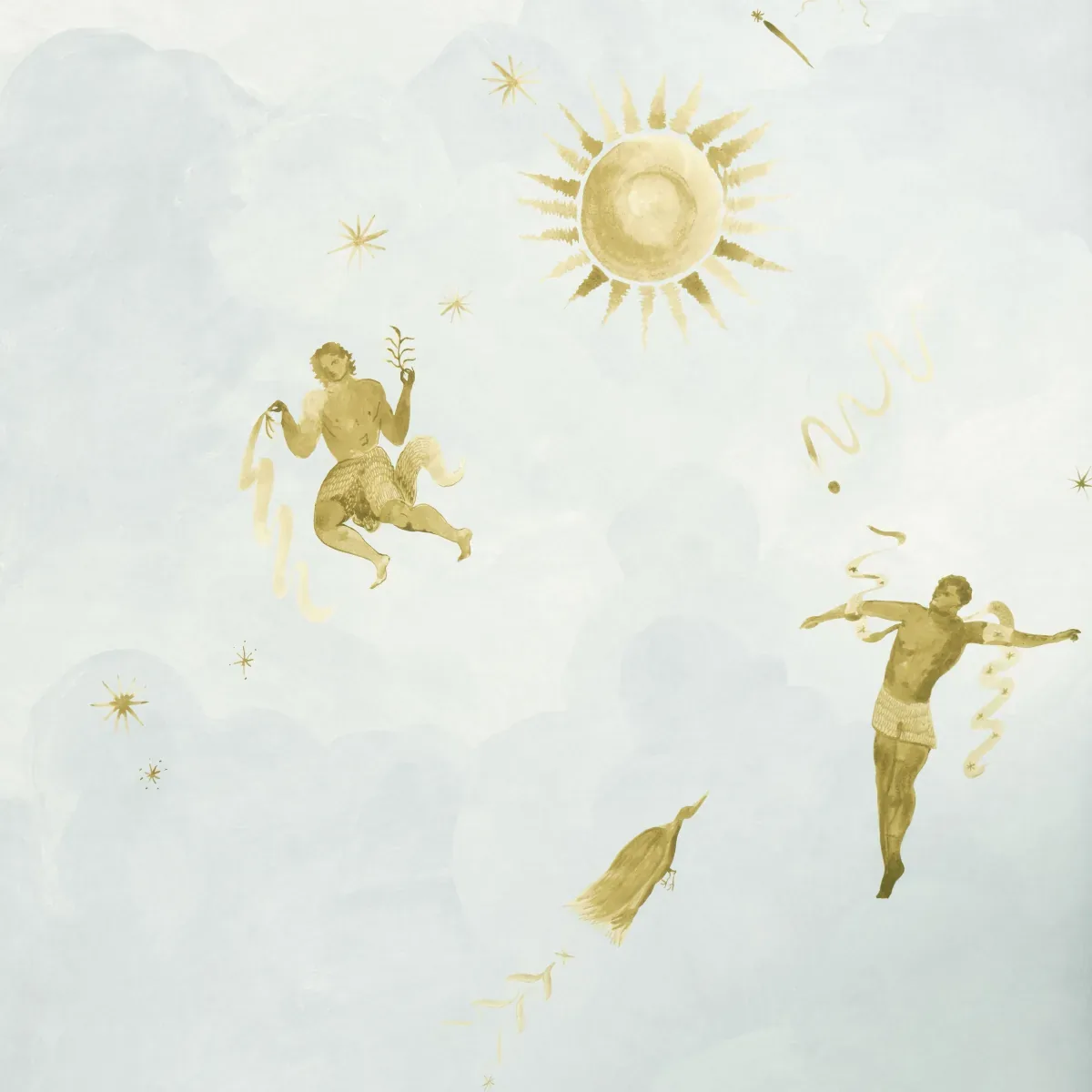 ASCENDANCE 3 PANEL SET - AIR Schumacher Wallpaper | Wallpape ASCENDANCE 3 PANEL SET AIR Schumacher Wallpaper wallpaper - SKU 5016031