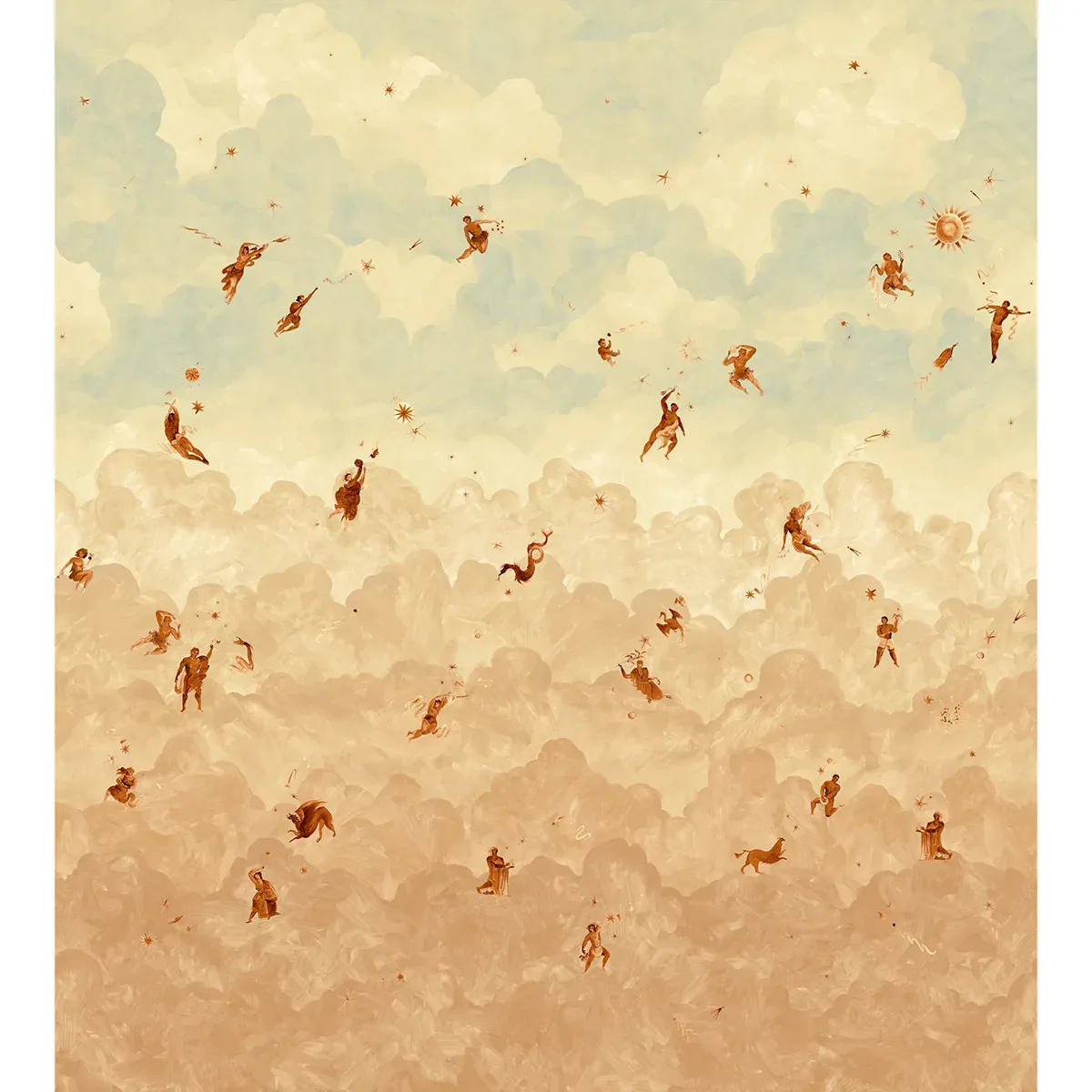 ASCENDANCE 3 PANEL SET DUSK Schumacher Wallpaper wallpaper - SKU 5016030