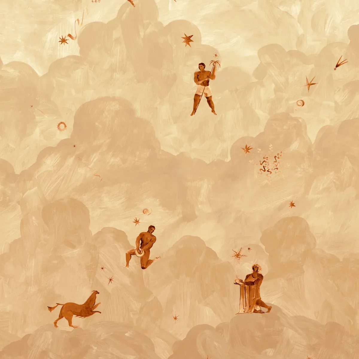 ASCENDANCE 3 PANEL SET - DUSK Schumacher Wallpaper | Wallpap ASCENDANCE 3 PANEL SET DUSK Schumacher Wallpaper wallpaper - SKU 5016030