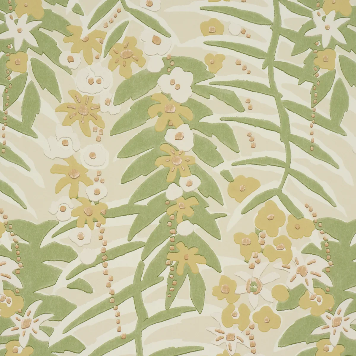 ASHBEE BOTANICAL - CITRON Schumacher Wallpaper | Wallpaper T ASHBEE BOTANICAL CITRON Schumacher Wallpaper wallpaper - SKU 5016251