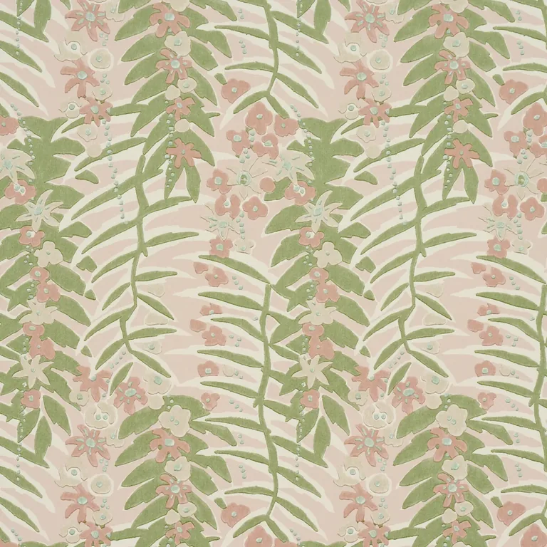 Schumacher ASHBEE BOTANICAL wallpaper, color PETAL, SKU 5016252