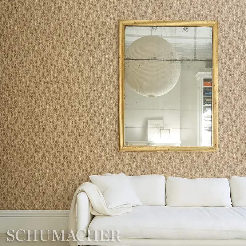 ASHBERG PAPERWEAVE - GREY Schumacher Wallpaper | Wallpaper T ASHBERG PAPERWEAVE GREY Schumacher Wallpaper wallpaper - SKU 5011260