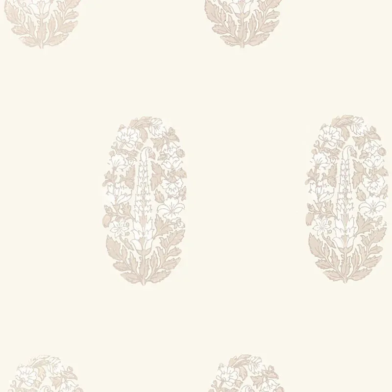 ASKANDRA FLOWER OYSTER Schumacher Wallpaper wallpaper - SKU 5005310