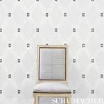 ASOLO CHARCOAL Schumacher Wallpaper wallpaper - SKU 5009241