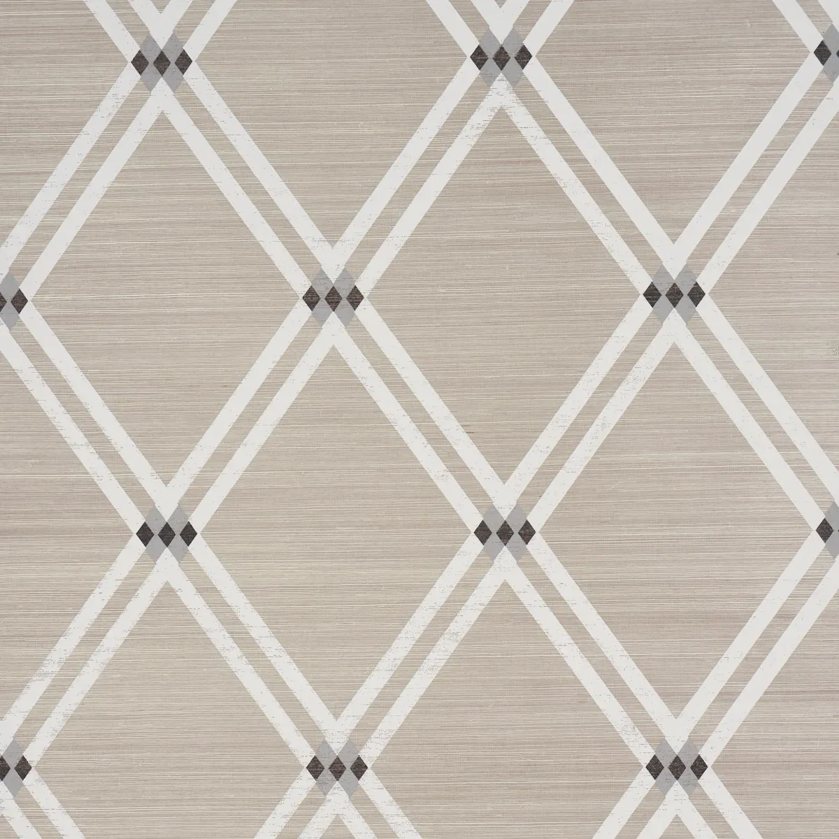 ASOLO SISAL SILVER Schumacher Wallpaper wallpaper - SKU 5016540