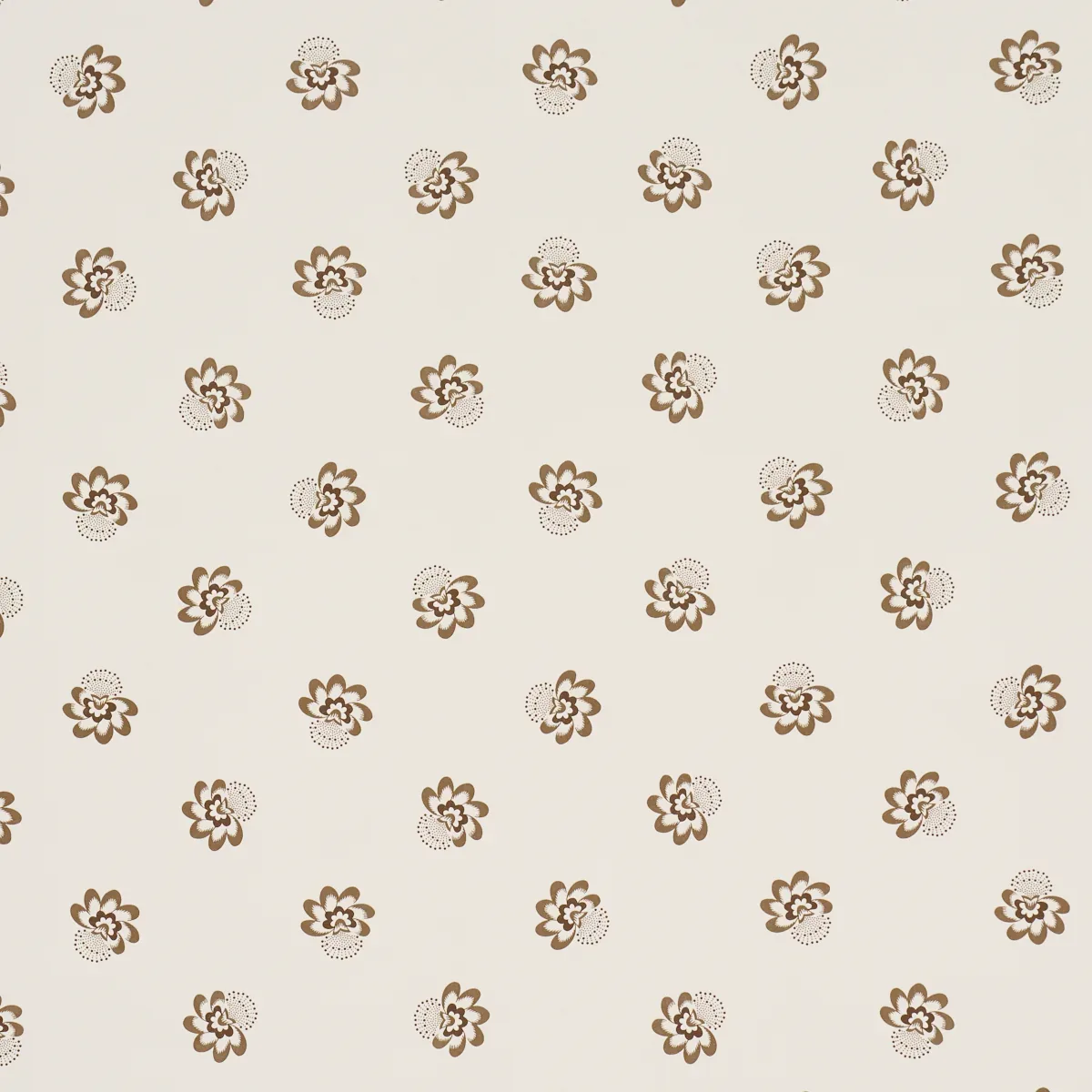 AUCLAIR FLORAL BROWN Schumacher Wallpaper wallpaper - SKU 5016481