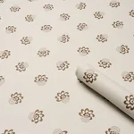 AUCLAIR FLORAL - BROWN Schumacher Wallpaper | Wallpaper Twin AUCLAIR FLORAL BROWN Schumacher Wallpaper wallpaper - SKU 5016481