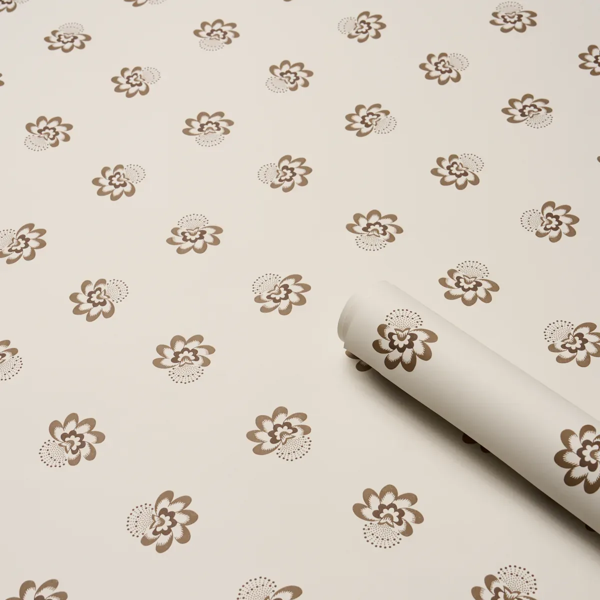 AUCLAIR FLORAL - BROWN Schumacher Wallpaper | Wallpaper Twin AUCLAIR FLORAL BROWN Schumacher Wallpaper wallpaper - SKU 5016481