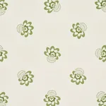 AUCLAIR FLORAL - GREEN Schumacher Wallpaper | Wallpaper Twin AUCLAIR FLORAL GREEN Schumacher Wallpaper wallpaper - SKU 5016482