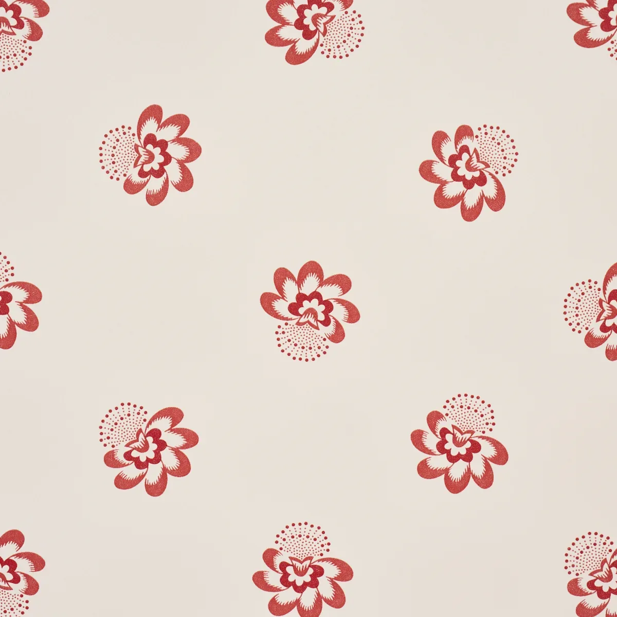AUCLAIR FLORAL - RED Schumacher Wallpaper | Wallpaper Twins AUCLAIR FLORAL RED Schumacher Wallpaper wallpaper - SKU 5016480