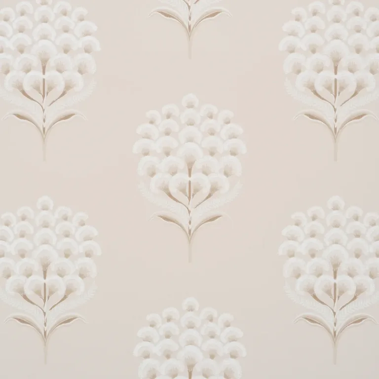 Schumacher AURELIA wallpaper, color LIMESTONE, SKU 5016340