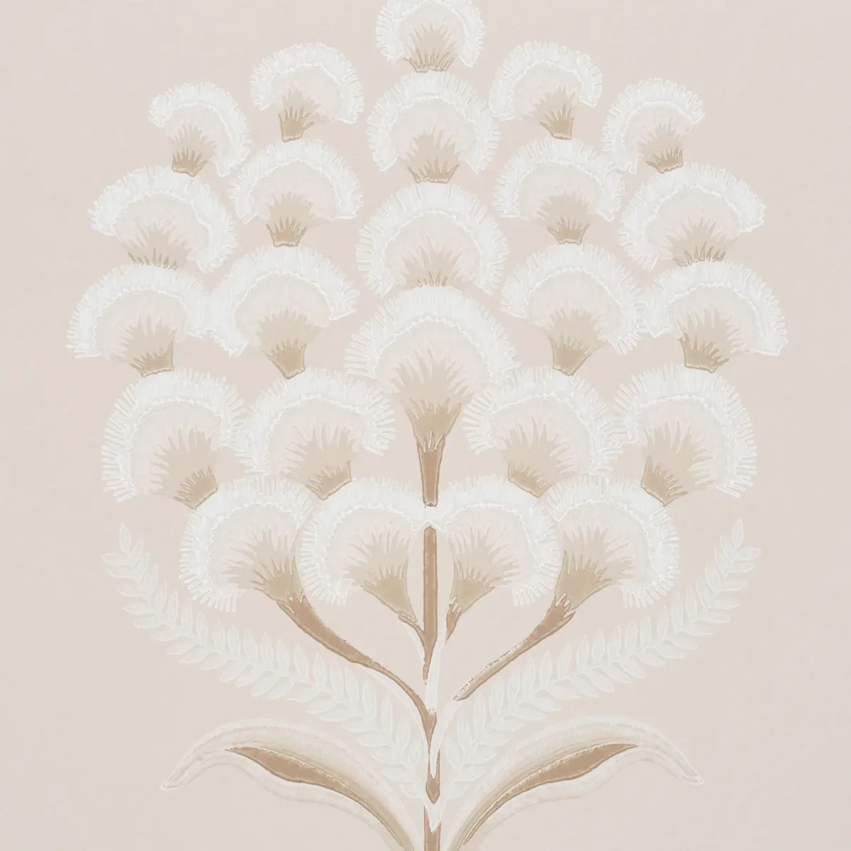 AURELIA LIMESTONE Schumacher Wallpaper wallpaper - SKU 5016340