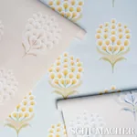 AURELIA LIMESTONE Schumacher Wallpaper wallpaper - SKU 5016340