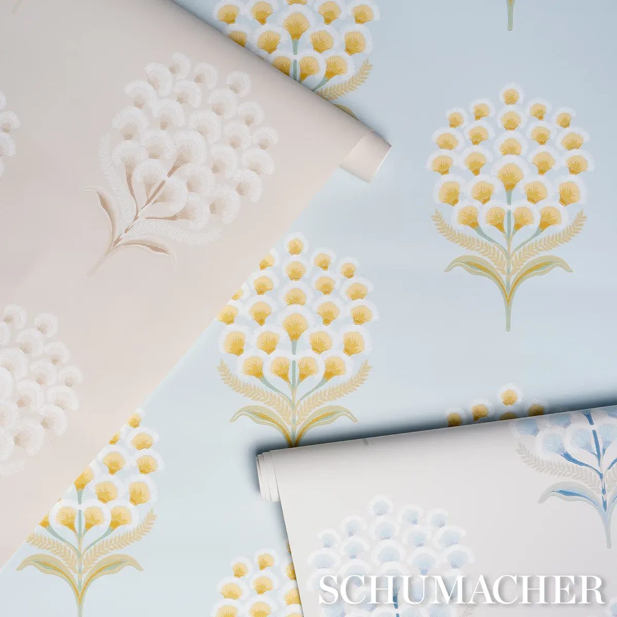 AURELIA - SKY Schumacher Wallpaper | Wallpaper Twins AURELIA SKY Schumacher Wallpaper wallpaper - SKU 5016342