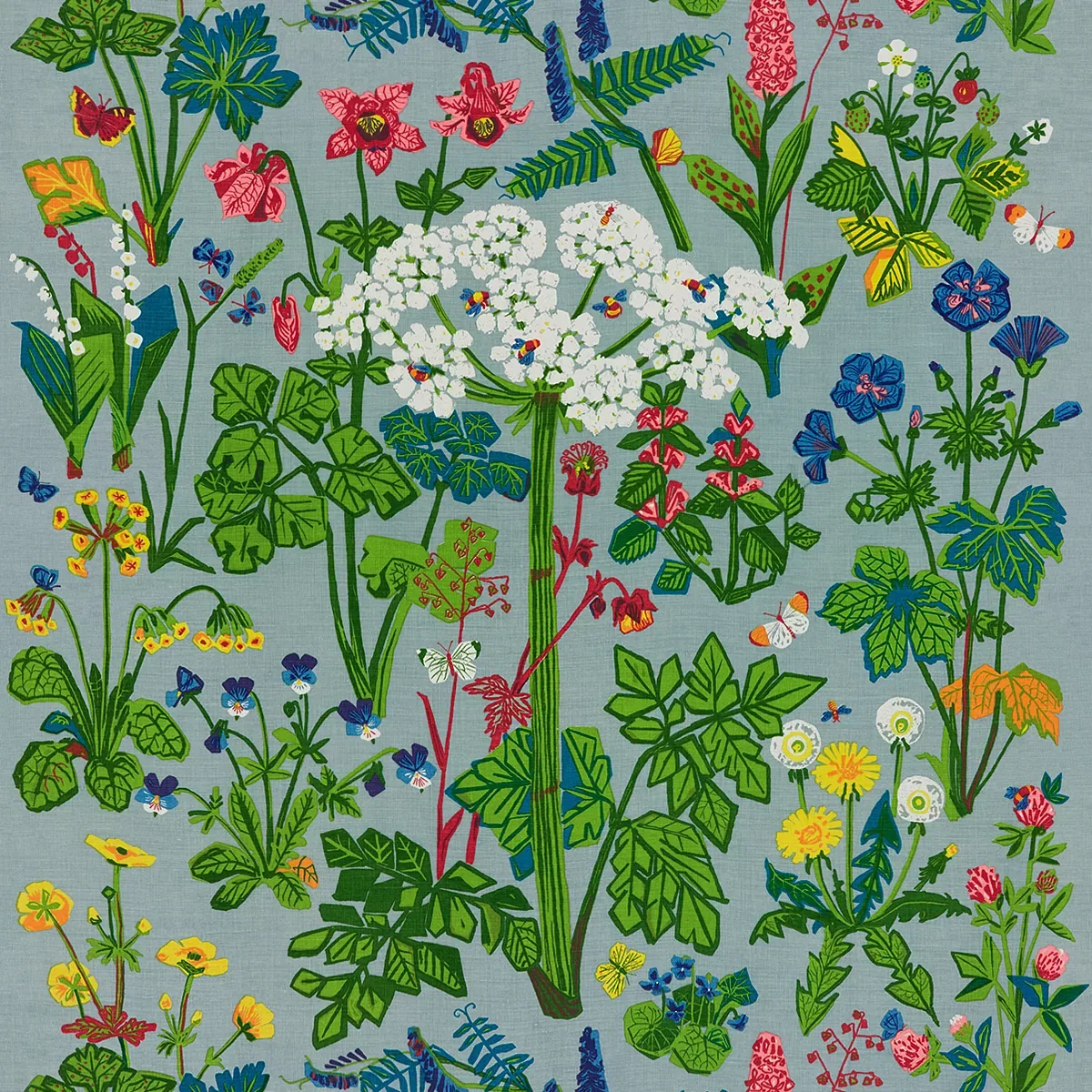 AURORA MURAL MULTI Schumacher Wallpaper wallpaper - SKU 1790