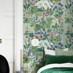 AURORA MURAL - MULTI Schumacher Wallpaper | Wallpaper Twins AURORA MURAL MULTI Schumacher Wallpaper wallpaper - SKU 1790