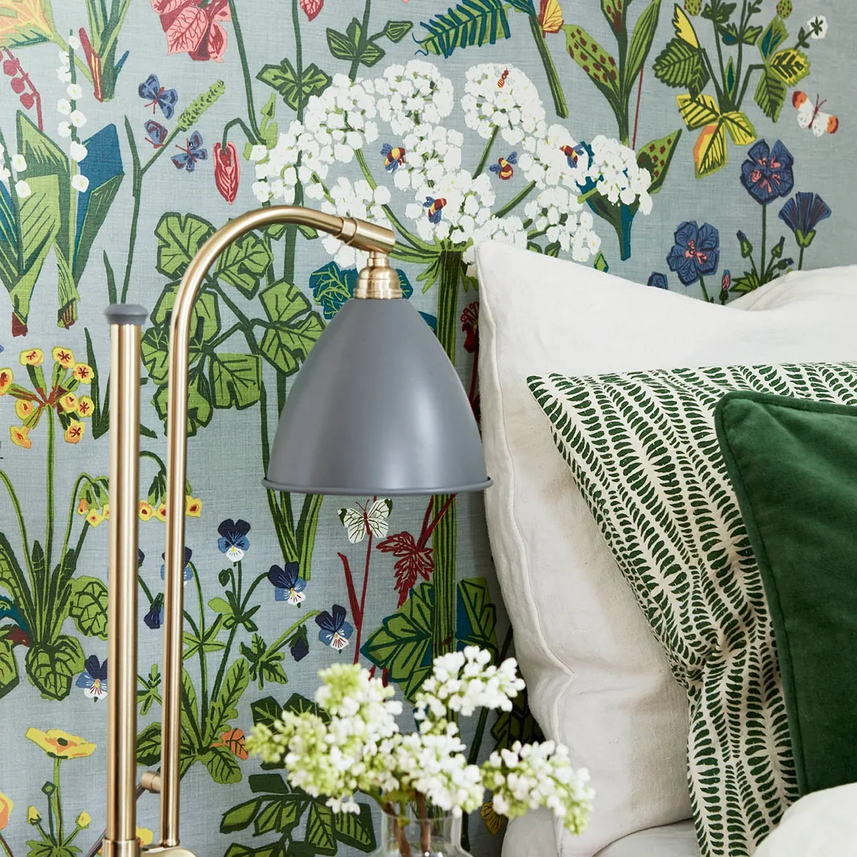 AURORA MURAL - MULTI Schumacher Wallpaper | Wallpaper Twins AURORA MURAL MULTI Schumacher Wallpaper wallpaper - SKU 1790