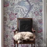 AVELINE LILAC Schumacher Wallpaper wallpaper - SKU 5013191